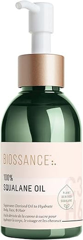 Óleo de Esqualano BIOSSANCE 100% Puro e Vegano. Hidratação Leve e Absorção Rápida. Derivado da Cana-de-Açúcar