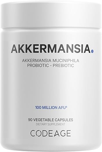 Akkermansia Muciniphila Probiótico – Suprimento de 3 Meses de Probiótico Akkermansia - Codeage