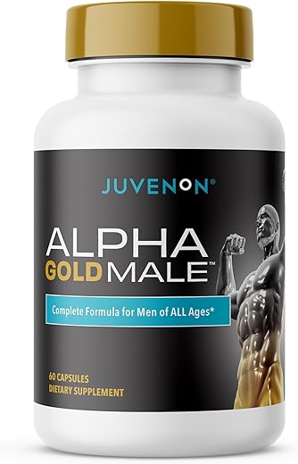 Alpha Gold Male: Potencialize sua vitalidade com o poderoso suplemento rejuvenescedor - Juvenon