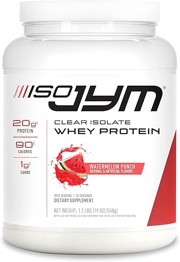 JYM Supplement Science - ISO JYM 20 Porções – Melancia | Proteína em Pó 400g | Ganhe Energia e Força