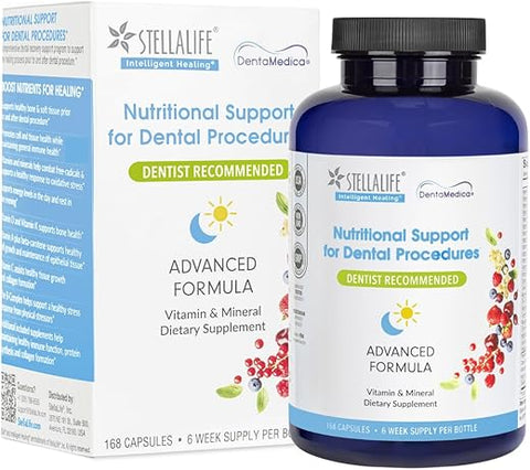 DentaMedica – Suporte Nutricional para Recuperação Rápida pós-Cirurgia/Procedimento Dentário, Vitamina D3 - StellaLife