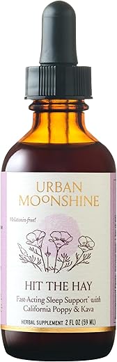 Hit The Hay – Suporte Rápido para Dormir com Papoula da Califórnia | 30ml - Urban Moonshine
