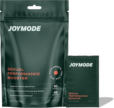 JOYMODE - Performance Booster: Arginine Nitrate, L-Citrulline e Ginseng para Saúde Cardiovascular, Fluxo Sanguíneo, Óxido Nítrico, Qualidade e Firmeza da Ereção