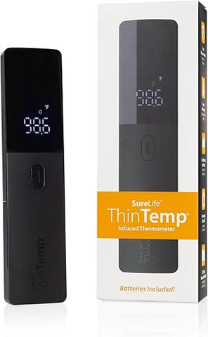 Termômetro de Testa Fino para Crianças e Adultos Sem Contato SureLife – Medição de Temperatura Rápida e Precisa
