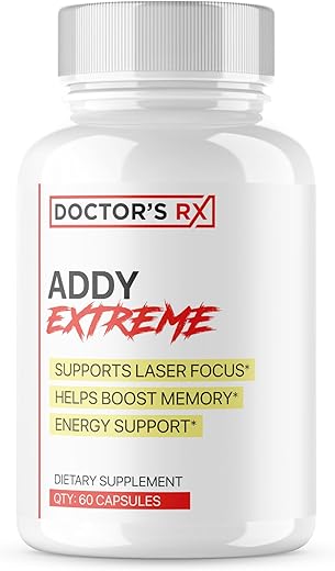 EPN Supplements - ADDY Extreme | Melhor Alternativa ao Adderall em Comprimidos para Máximo Foco e Memória Aprimorada | Marca ADDY Extreme