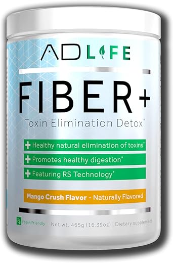 PROJECT AD LLC - Project AD Fibra em Pó Vegana, Suporte à Saúde Intestinal e Regularidade Digestiva (Manga, 464g)