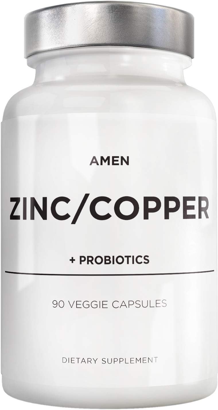 Zinc: Suplemento de Zinco em Cápsulas – 60 cápsulas – 30g - Amen
