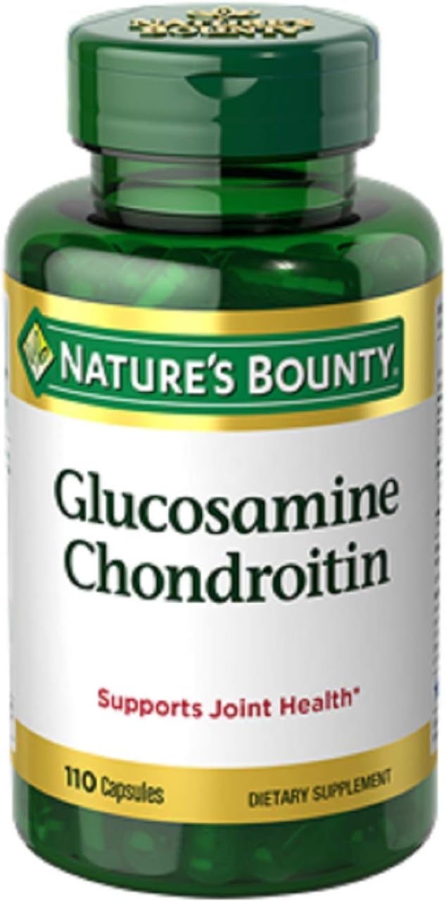 Nature's Bounty - Nature’s Bounty Complexo de Glucosamina e Condroitina, 110 Comprimidos (Pacote com 2) – Marca Nature’s Bounty