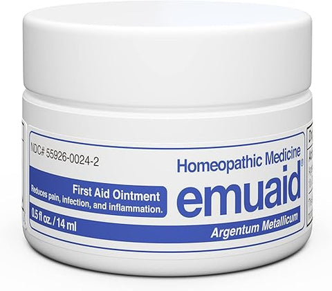 emuaid - Emuaid Pomada 15g – Tratamento Regular para Pé de Atleta, Psoríase, Coceira, Irritação e Infecção por Fungos na Pele