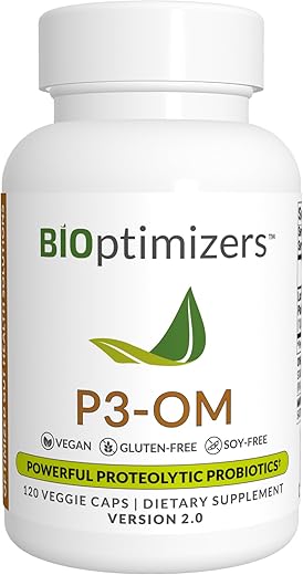 P3-OM: Prebióticos Proteolíticos para uma Digestão Saudável - BiOptimizers