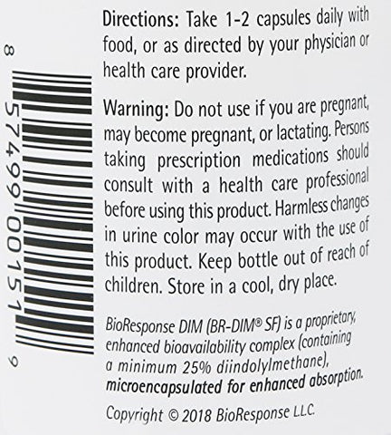 Bioresponse DIM 150. 60 Vcs. (3 Pack) - 60 Cápsulas  – Aumente sua Visibilidade nos Motores de Busca