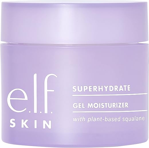 SuperHydrate Moisturiser Gel 50g – Hidrata, Tonifica, Clareia, Protege – Com Vitamina E - e.l.f.