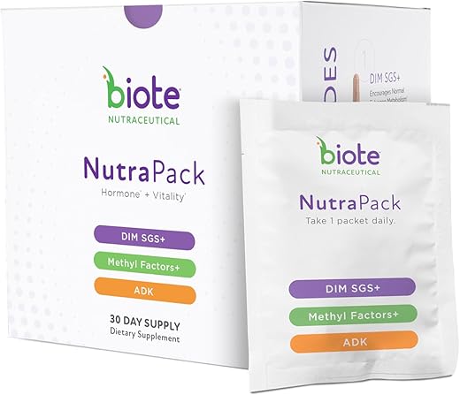 Nutraceuticals – NutraPack – Suporte Vitalidade Equilíbrio Hormonal (Pacotes Diários 30 Dias) - bioTE