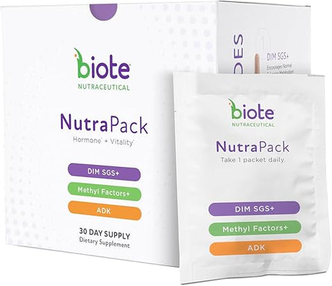 Nutraceuticals – NutraPack – Suporte Vitalidade Equilíbrio Hormonal (Pacotes Diários 30 Dias) - bioTE