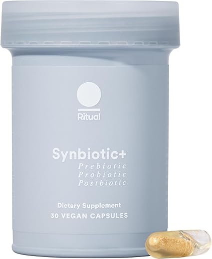 Synbiotic: Fórmula 3 em 1 para Saúde Intestinal, Regularidade e Suporte Imunológico – Cápsulas de Liberação Controlada, 30 unidades - Ritual