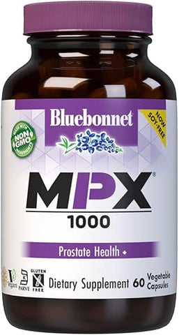Nutrition MPX 1000® – Suporte para Próstata – Fórmula Avançada – 60 Cápsulas - Bluebonnet