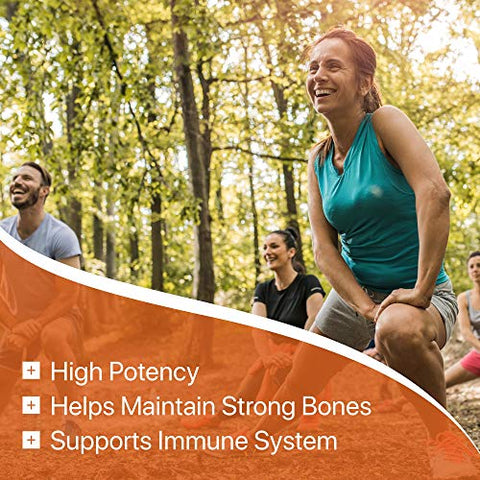 Vitamina D3 (Colecalciferol) – 5.000 UI, 360 Softgels – Alta Potência para Saúde Óssea e Suporte Imunológico, Estimulante de Humor – Halal, Kosher – 360 Unidades (Pacote de 1) - NOW Foods