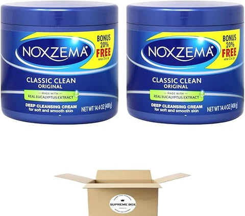 Classic Clean Cleanser Original Deep Cleansing Cream 355 ml – Pack of 2 (710 ml total) - SUPREME BOX