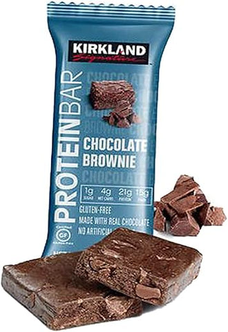 KIRKLAND - Barras de Proteína Kirkland Signature Chocolate Brownie 60g, 20 unidades