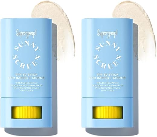 Stick Mineral Sunnyscreen FPS 50 – 0,7 oz (20g) – Pack com 2 – Rosto - Supergoop!