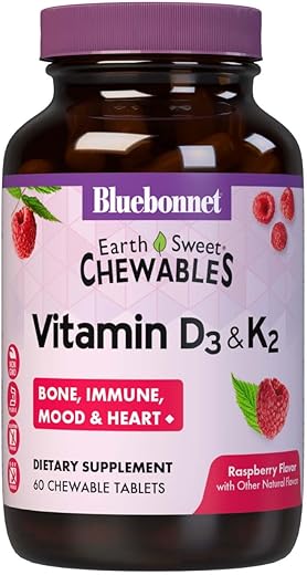Nutrition Vitamina D3 – 1000 UI, 60 cápsulas – Fortaleça sua saúde com a melhor vitamina D3 - Bluebonnet
