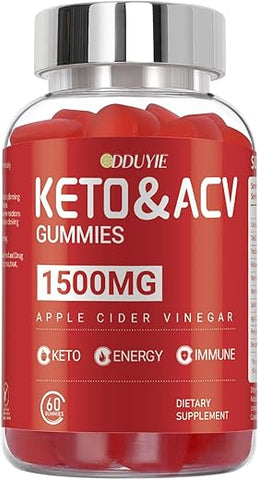 DDUYIE - Keto ACV Gummies – Gomas de Vinagre de Maçã 1500mg – com Romã e Beterraba