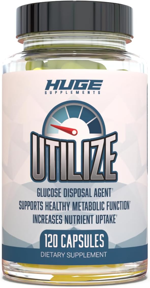 Huge Supplements - GDA: Agente de Disposição de Glicose, Bloqueador de Carboidratos – Potencialize sua Saúde