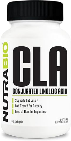CLA – Suplemento de Ácido Linoleico Conjugado, 800mg – 90 Softgels - NutraBio