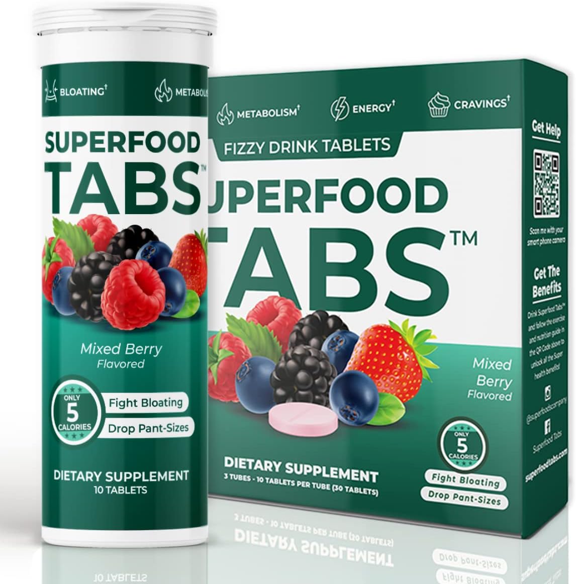 da Superfoods Company – Bebida Detox e Suplemento Nutricional para Mulheres - Superfood Tabs