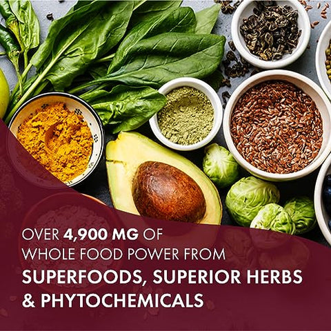 PURE ESSENCE LABS - One n Only Multivitamínico de Alimentos Integrais por Pure Essence – Super Energético Uma Vez ao Dia com Superfoods, Minerais, Enzimas, Vitamina D, D3, B12, Biotina – 30 Comprimidos