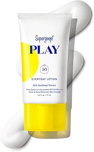 PLAY Loção Diária FPS 50 (70 ml) – Proteção Ampla para o Corpo - Supergoop!