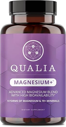 NEUROHACKER COLLECTIVE - QUALIA MAGNESIUM | Fórmula Premium de Magnésio Formulada por Médicos | Alta Bioacessibilidade a partir de 9 Formas de Magnésio