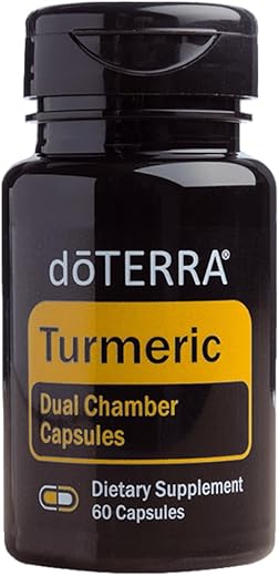 DoTerra - doTERRA Cápsulas de Cúrcuma de Dupla Câmara – 60 Unidades | Marca doTERRA