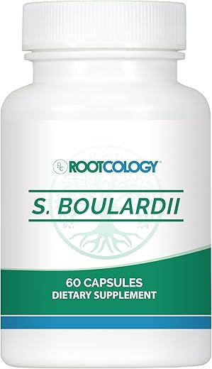 S. Boulardii Probiotic Capsules – 10 Bilhões CFU Saccharomyces Boulardii por Izabella Wentz, Autora do Protocolo Hashimoto, Rootcology (60 Cápsulas)