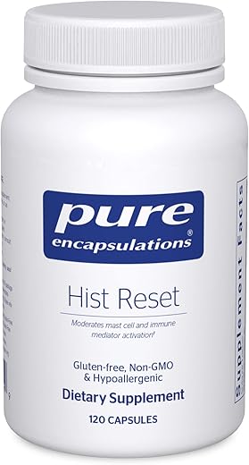 Hist Reset | Suporte para Saúde Nasal e Respiratória* | 120 Cápsulas - Pure Encapsulations