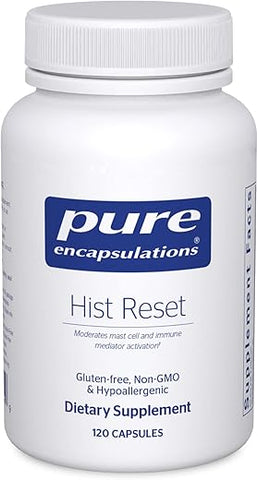 Hist Reset | Suporte para Saúde Nasal e Respiratória* | 120 Cápsulas - Pure Encapsulations