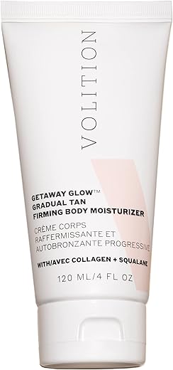 Beauty – Hidratante Corporal Gradual Tan Firmador com Colágeno Vegano Squalane | Creme Suavizante de Pele, Tratamento para Estrias - Volition