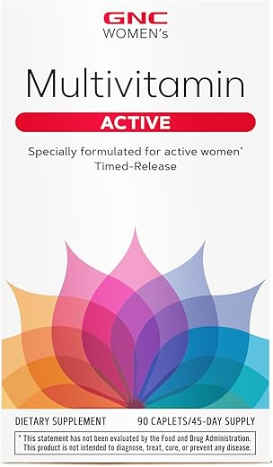Multivitamínico Ativo para Mulheres | 90 Comprimidos | Marca GNC - GNC