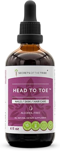 Secrets of the Tribe - Segredos da Tribo – Cuidados da Cabeça aos Pés, Cuidado para Unhas/Pele/Cabelo, Extrato Líquido de Ervas em Gotas, Livre de Álcool (120 ml)