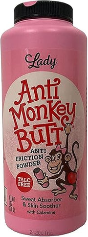 Pó Anti Monkey Butt Lady, 2 Unidades – Absorção, Conforto e Proteção