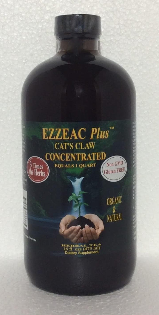 Plus Cat’s Claw – Concentrado 16 oz (473 ml) – Fórmula Avançada, Chá Herbal Premium – Dr. Brusch - Ezzeac