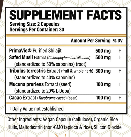 Daily 60 Cápsulas Veganas | A Escolha Natural para Homens | Marca CHOQ - CHOQ
