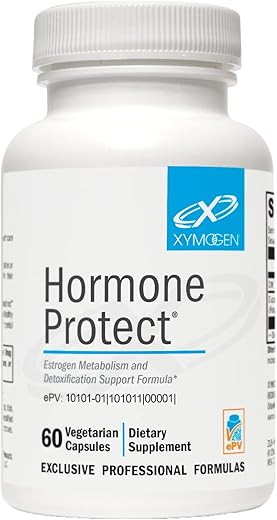 Hormone Protect – Detox DIM com Extrato de Brócolis para Equilíbrio e Suporte Hormonal – Suporte ao Metabolismo de Desintoxicação Estrogênica (60 Cápsulas) - XYMOGEN
