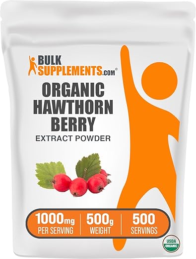 com Extrato de Bagas de Espinheiro Orgânico em Pó – Suplemento de Bagas de Espinheiro, Pó de Bagas de Espinheiro – Herbal - BulkSupplements