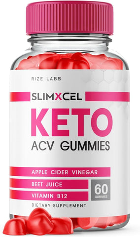 rize labs - Slimxcel Keto ACV Gummies – Perda de Peso Avançada – Gomas de Dieta para Queimar Gordura da Barriga – Avaliações das Gomas de ACV (60 Gomas)
