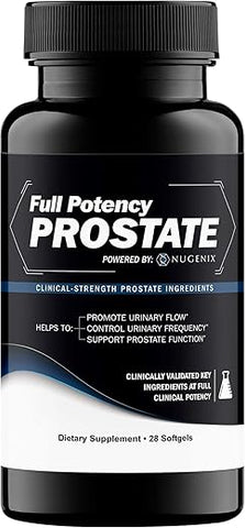 Suplemento de Próstata para Homens com Ingredientes de Alta Potência, Saw Palmetto, Aumenta o Fluxo Urinário, Controla a Frequência e Apoia a Função da Próstata - Nugenix