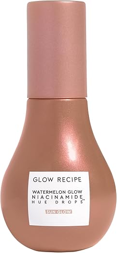 Niacinamide Hue Drops – Sérum Facial Bronzeador e Iluminador – 30ml - Glow Recipe