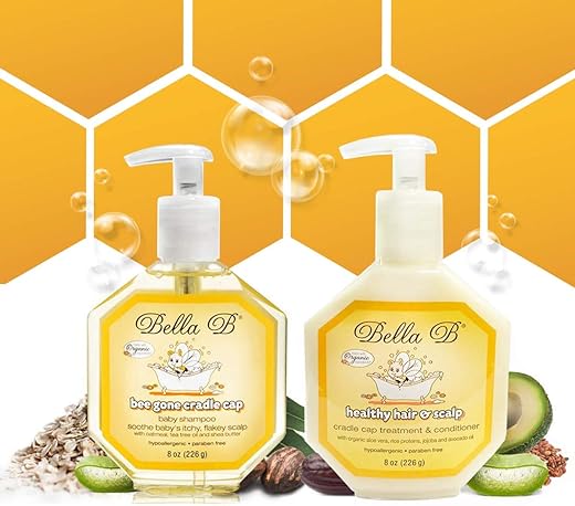 Shampoo Bella B para Crosta Láctea – Cuidado suave para o couro cabeludo do bebê | 200ml