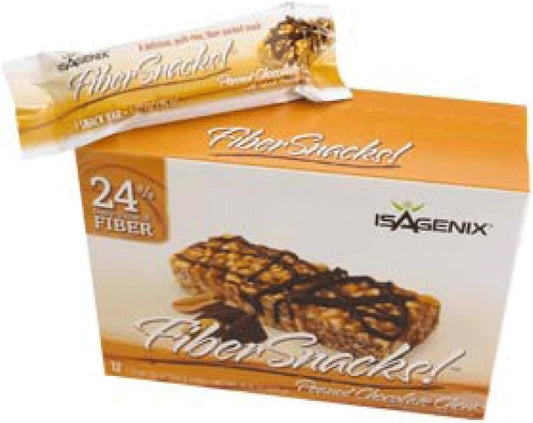 Fibersnacks Peanut Chocolate Chew – 12 Barras (336g) - Isagenix