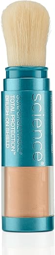 Pó Mineral Protetor Solar em Pincel para Pele Sensível, Médio, 1 Unidade (Embalagem de 1) - Colorescience